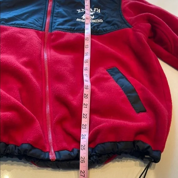 Port Authority WSU Homecoming Sorority Fleece Zip Up Jacket,Size XS Oversized - Picture 10 of 10